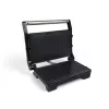 Grelhador de contacto JATA JEGR1107 1000W preto aço inoxidável botão rotativo