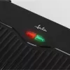 Grelhador de contacto JATA JEGR1107 1000W preto aço inoxidável botão rotativo