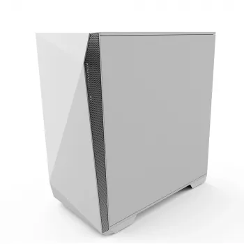 Caixa de PC Zalman Z1 Iceberg White - mATX Mid Tower / 2 ventoinhas de 120 mm pré-instaladas, Mini Tower
