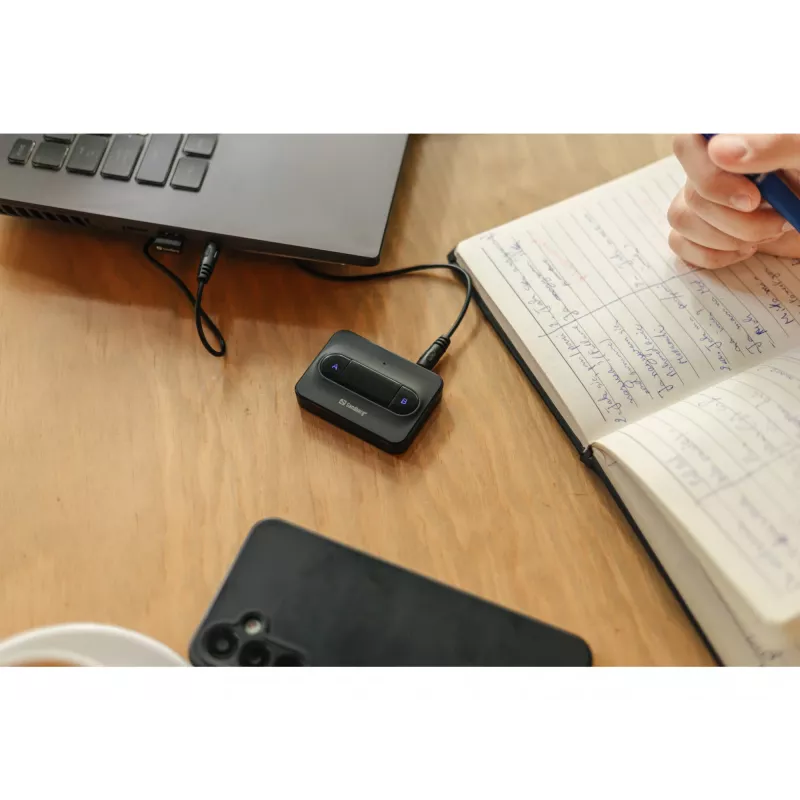 Sandberg Bluetooth Link para 2 auscultadores sem fios Bluetooth 3,5 mm