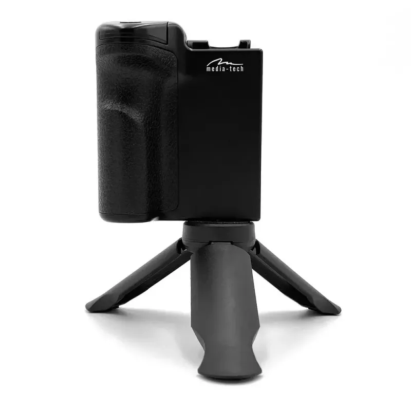 Tripé MEDIA-TECH MT5543 3-em-1 design portátil leve para smartphones e câmaras