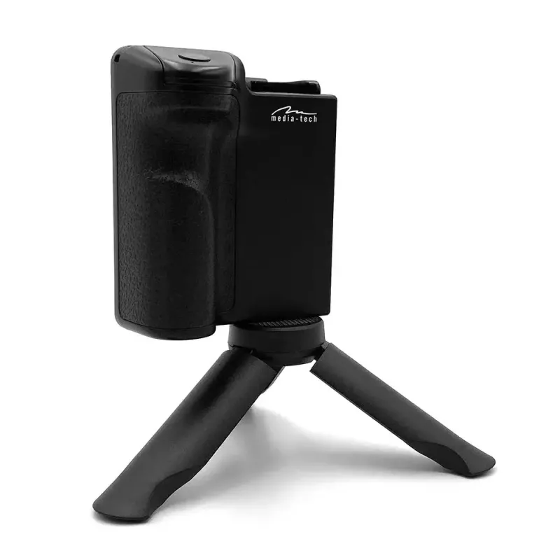 Tripé MEDIA-TECH MT5543 3-em-1 design portátil leve para smartphones e câmaras