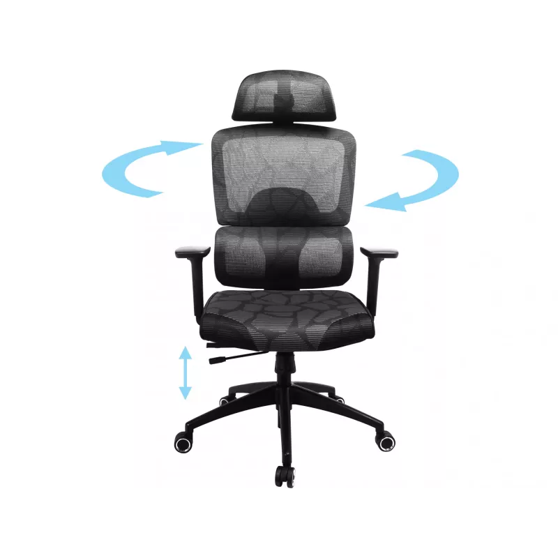 Cadeira gaming Sandberg ErgoFusion Pro 150 kg peso máximo do utilizador
