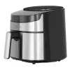 Fritadeira de ar quente Gastroback Design Air Pro 3,7 L 1300 W preto aço inoxidável