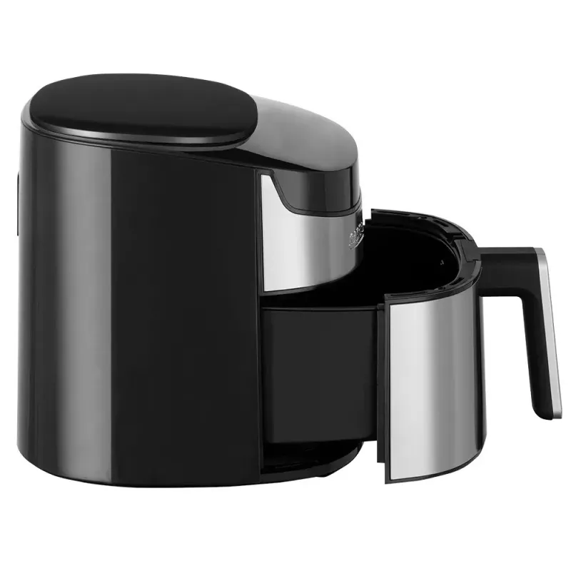Fritadeira de ar quente Gastroback Design Air Pro 3,7 L 1300 W preto aço inoxidável