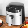 Fritadeira de ar quente Gastroback Design Air Pro 3,7 L 1300 W preto aço inoxidável