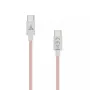 Cabo SBOX USB TYPE C -> USB TYPE C M/M 1M rosa 60W