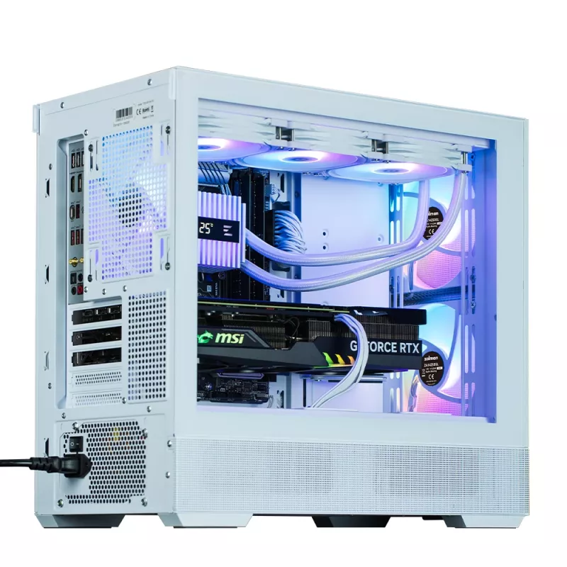 Caixa de PC Zalman P30 Air branca Mini Tower
