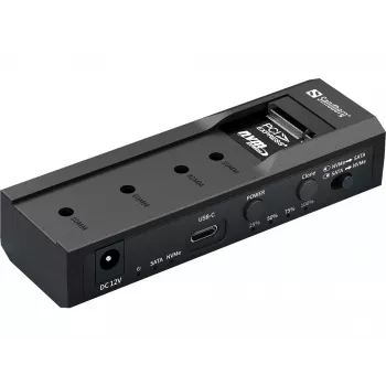 Clonador e dock USB 3.2 Sandberg para M2 + NVMe + SATA