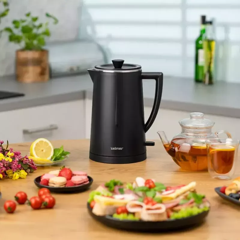 Chaleira elétrica Zelmer 1,7 L 1500 W preto