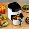 Fritadeira de ar quente Zelmer ZAF3551W 3,5 L 1200 W preta branca