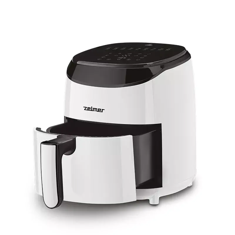 Fritadeira de ar quente Zelmer ZAF3551W 3,5 L 1200 W preta branca