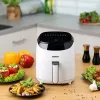 Fritadeira de ar quente Zelmer ZAF3551W 3,5 L 1200 W preta branca