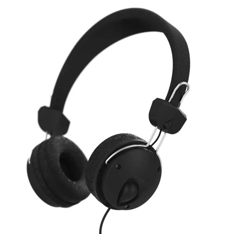 Headset Hama Fun4Phone com fios arco de cabeça música preto