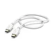 Hama 00183330 cabo USB USB 2.0 1 m USB C branco