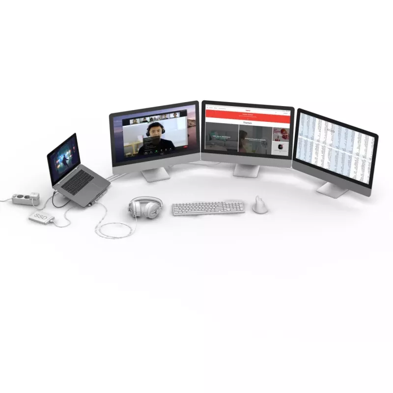 Hama Connect2Office suporte para portátil antracite