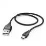 Hama 1,4 m, USB2.0-A/USB2.0 Micro-B cabo USB USB A Micro-USB B preto