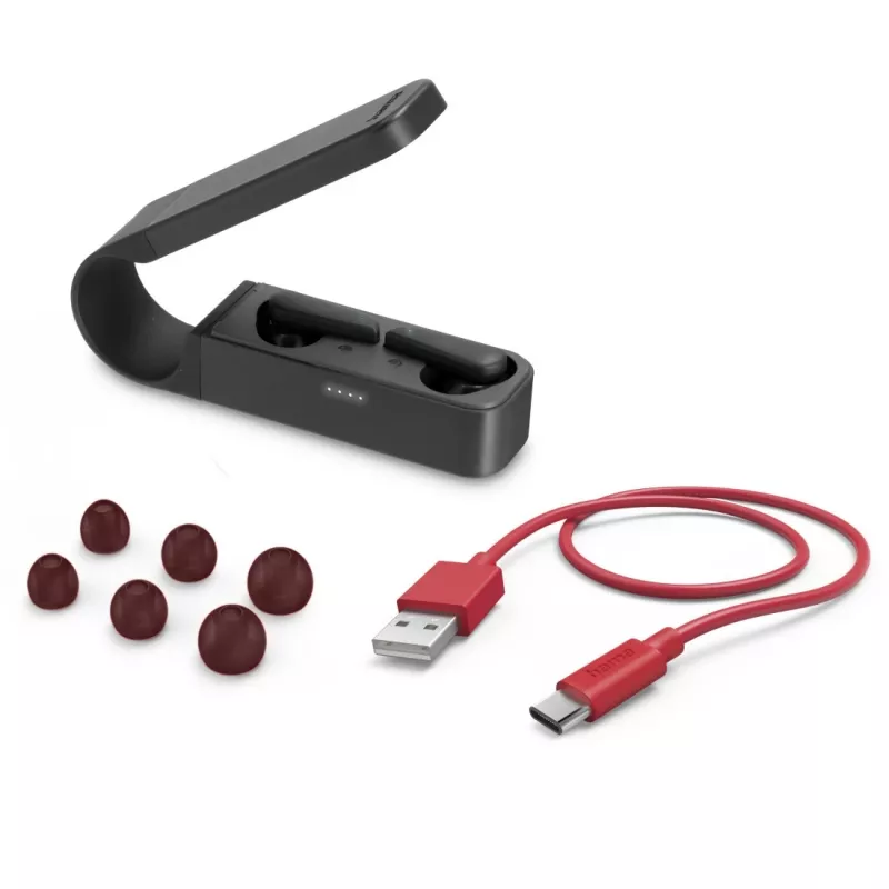 Hama Spirit Pocket headset True Wireless Stereo (TWS) in-ear chamadas/música Bluetooth preto
