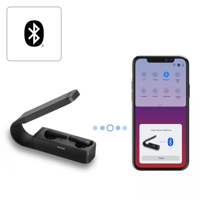 Hama Spirit Pocket headset True Wireless Stereo (TWS) in-ear chamadas/música Bluetooth preto