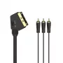 Hama 00205156 cabo SCART 1,5 m 3 x RCA preto