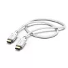 Hama 00183328 cabo USB USB 2.0 1,5 m USB-C branco