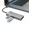Hama 00200110 adaptador multiporta USB-C, estação de acoplamento, 6 portas, USB-C 3.2 Gen 1, HDMI