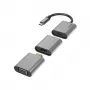 Adaptador gráfico USB Hama 00200306 4096 x 2160 píxeis cinzento