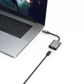 Adaptador gráfico USB Hama 00200306 4096 x 2160 píxeis cinzento