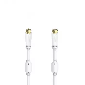 Cabo coaxial Hama 00205251 1,5 m F branco