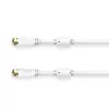 Cabo coaxial Hama 00205251 1,5 m F branco