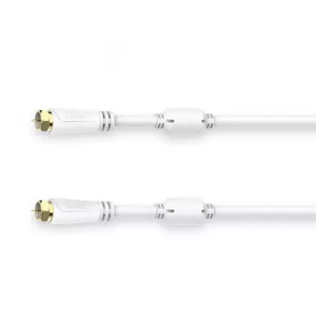 Cabo coaxial Hama 00205251 1,5 m F branco