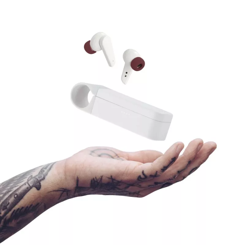 Headset Hama Spirit Pocket True Wireless Stereo (TWS) in-ear chamadas/música Bluetooth branco