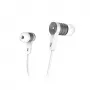Headset Hama Intense com fios in-ear chamadas/música prateado, branco