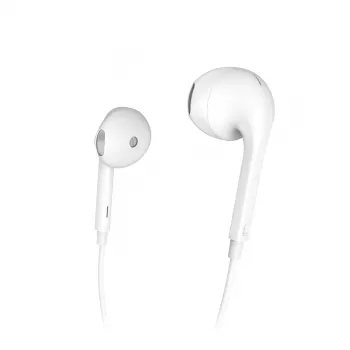 Headset Hama Glow com fios in-ear chamadas/música branco