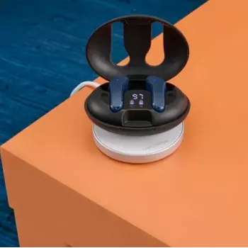 Headset Hama Spirit Unchained True Wireless Stereo (TWS) in-ear música Bluetooth preto, azul