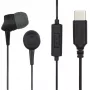 Auscultadores/Headset Hama 00184192 com fios in-ear chamadas/música USB Type-C preto, cinzento escuro