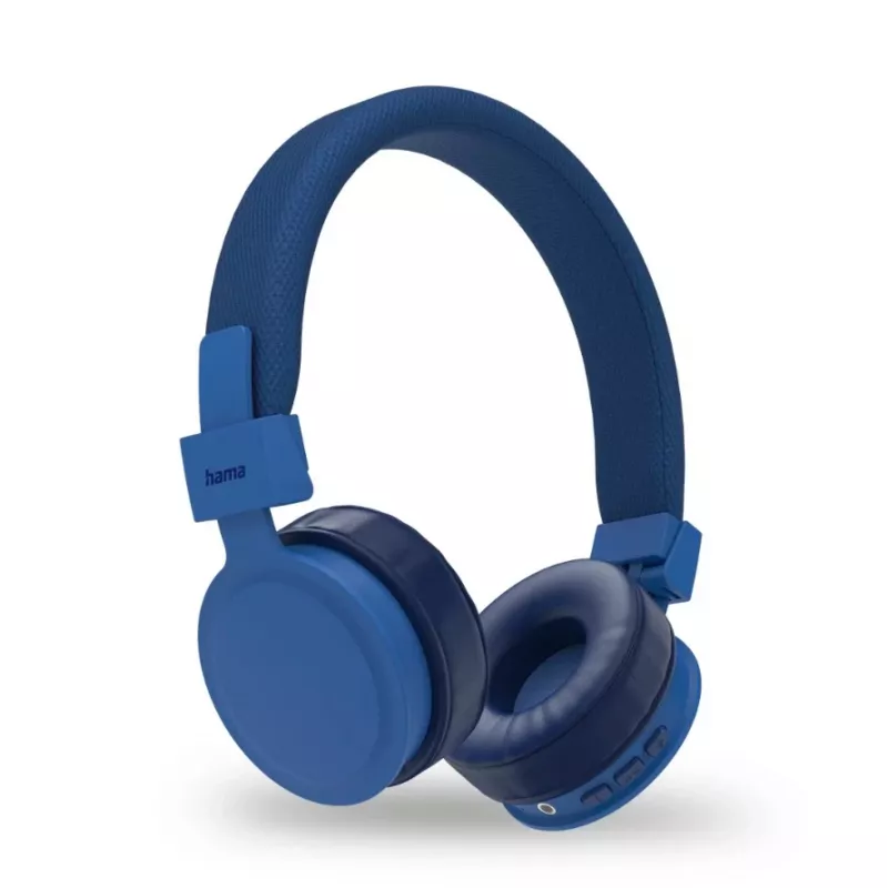 Headset Hama Freedom Lit II sem fios com arco de cabeça chamadas/música USB Type-C Bluetooth azul