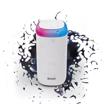 Altifalante portátil estéreo Hama Shine 2.0 branco 30 W