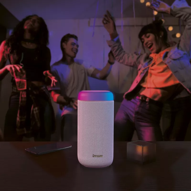 Altifalante portátil estéreo Hama Shine 2.0 branco 30 W