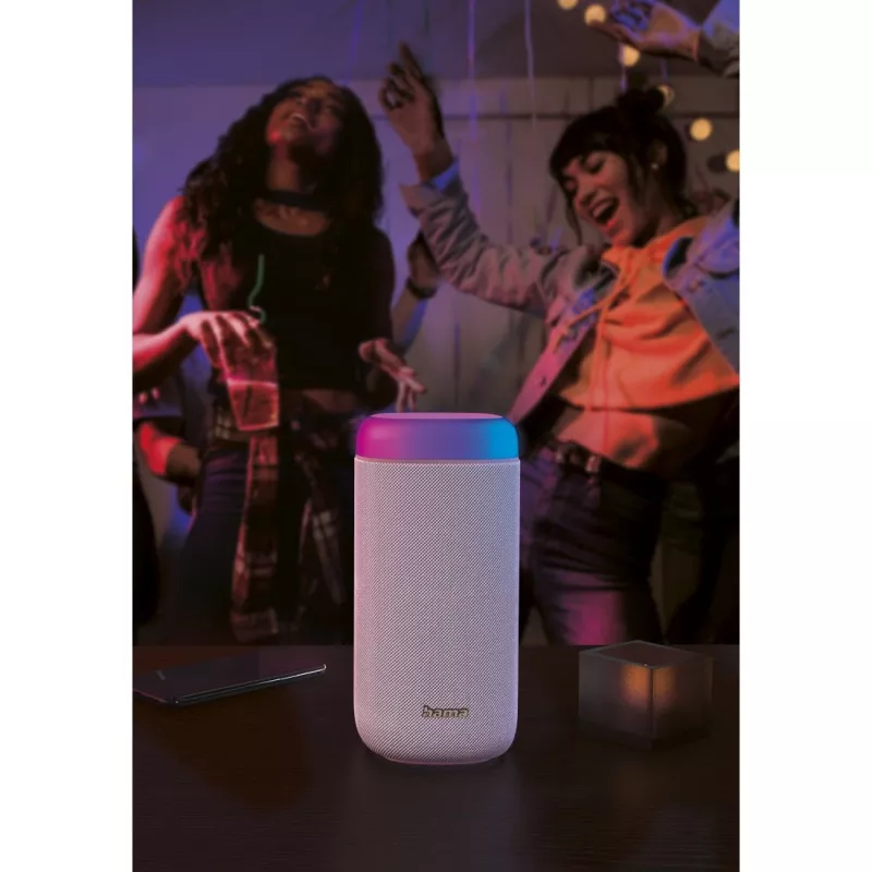 Altifalante portátil estéreo Hama Shine 2.0 branco 30 W