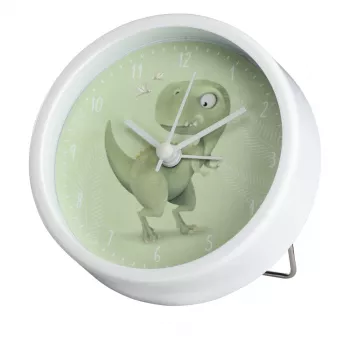 Despertador mecânico Hama Happy Dino verde, branco