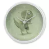 Despertador mecânico Hama Happy Dino verde, branco