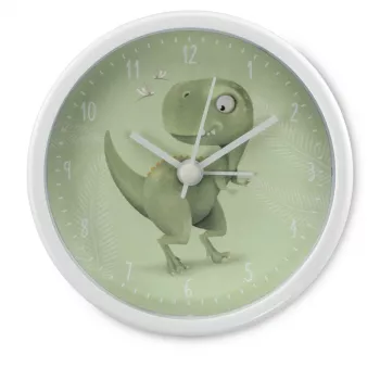 Despertador mecânico Hama Happy Dino verde, branco