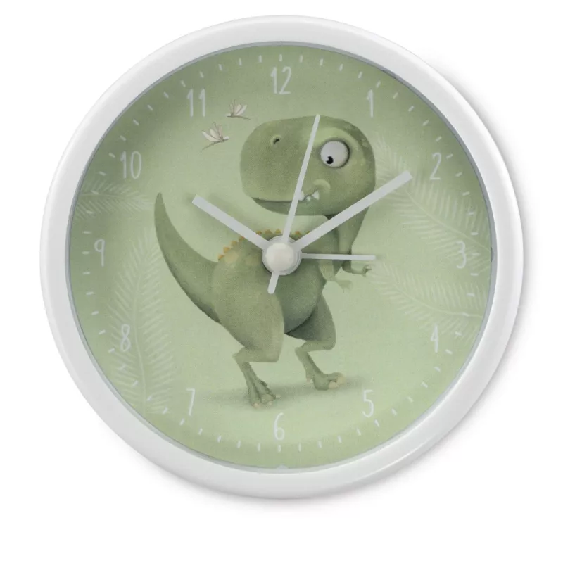 Despertador mecânico Hama Happy Dino verde, branco