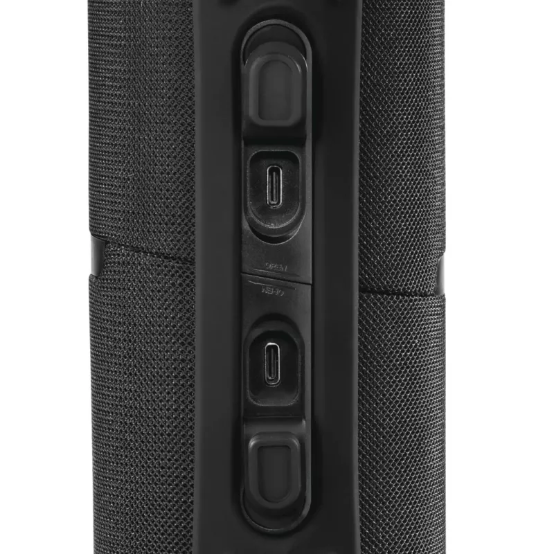Coluna portátil Hama Twin 3.0 estéreo preta 30 W