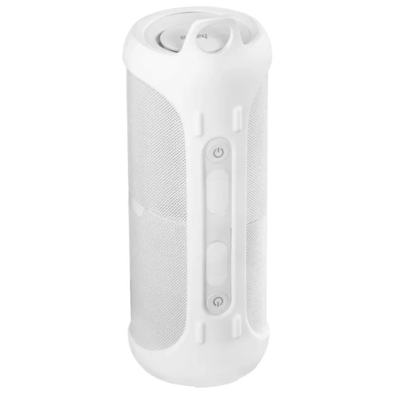 Coluna portátil Hama Twin 3.0 estéreo branca 30 W