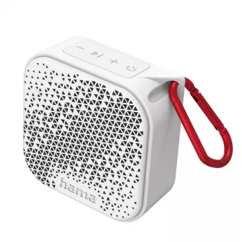 Coluna portátil mono Hama Pocket 3.0 branca