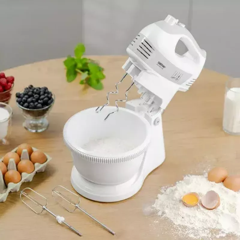 Zelmer ZHM2459S batedeira de mão com taça rotativa, 700 W, branca