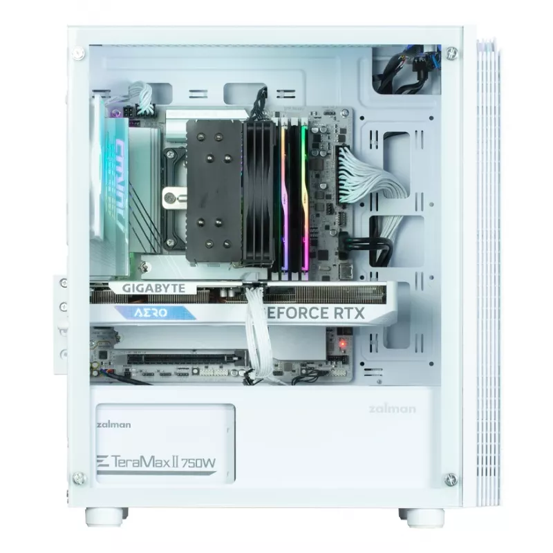 Caixa de computador Zalman T4 Plus Mini Tower branca