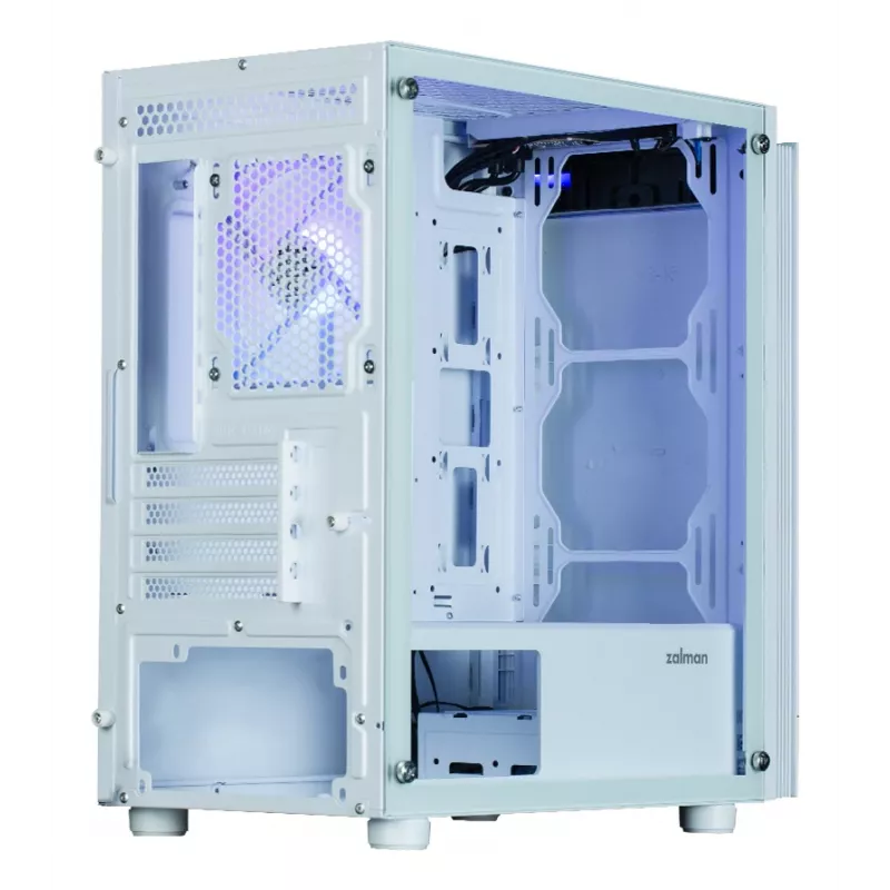 Caixa de computador Zalman T4 Plus Mini Tower branca